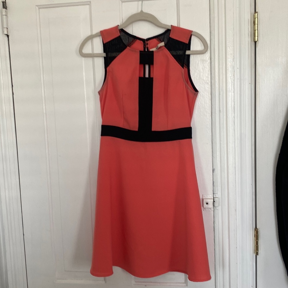 Coral dress